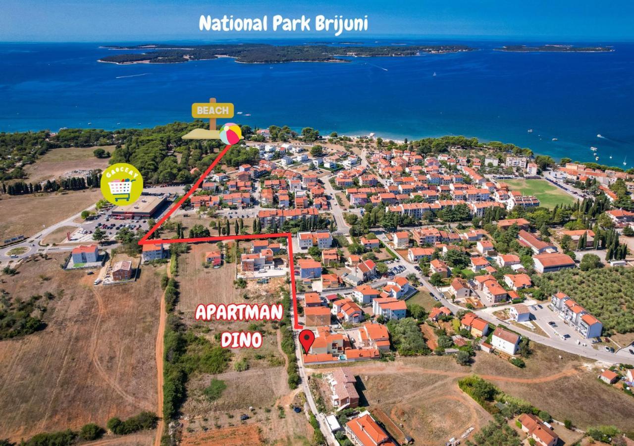 Apartman Dino Fažana Exterior foto